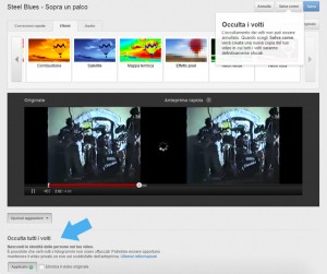 YouTube introduce l'effetto sfocatura