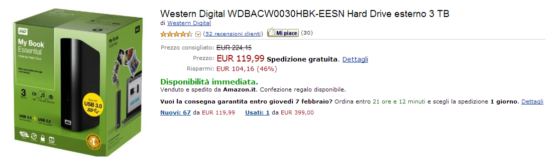 offerta 1 amazon