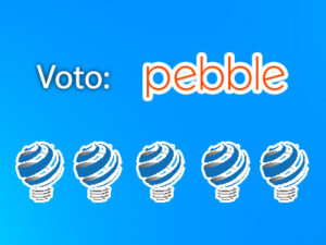 votazione pebble