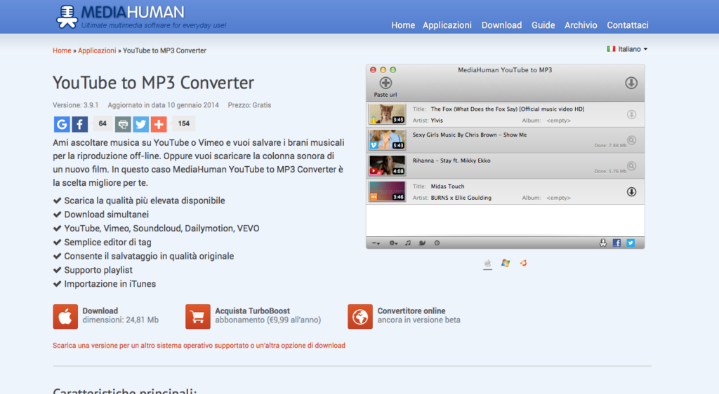 come scaricare mp3 da mac
