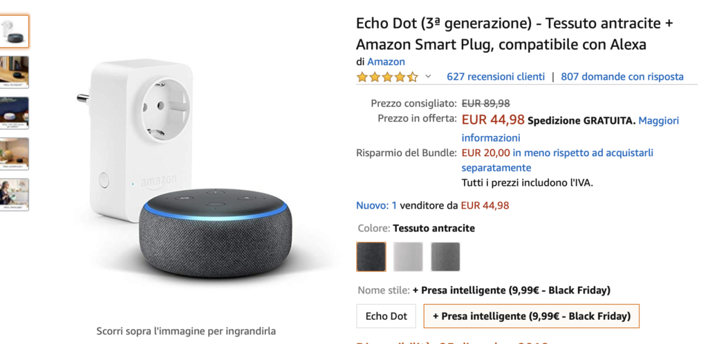Smart Plug Eco dot Amazon