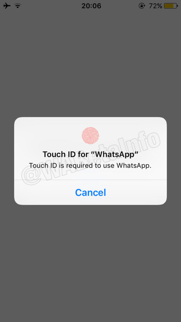 Whatsapp FaceID