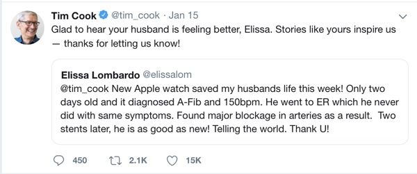 Apple Watch salva una vita