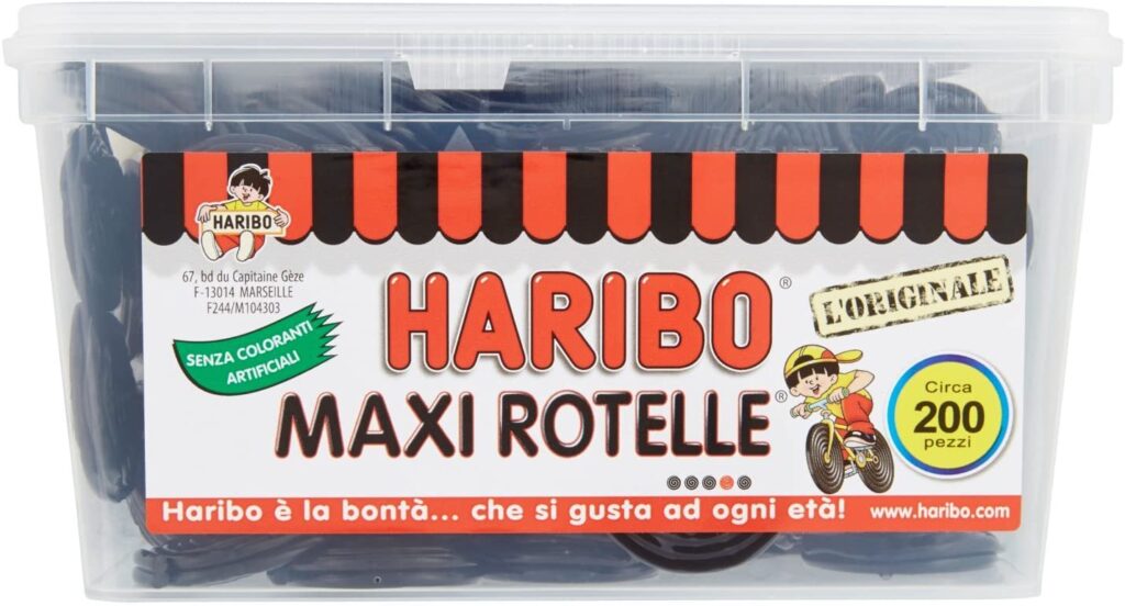 Haribo Maxi Rotelle Liquirizia