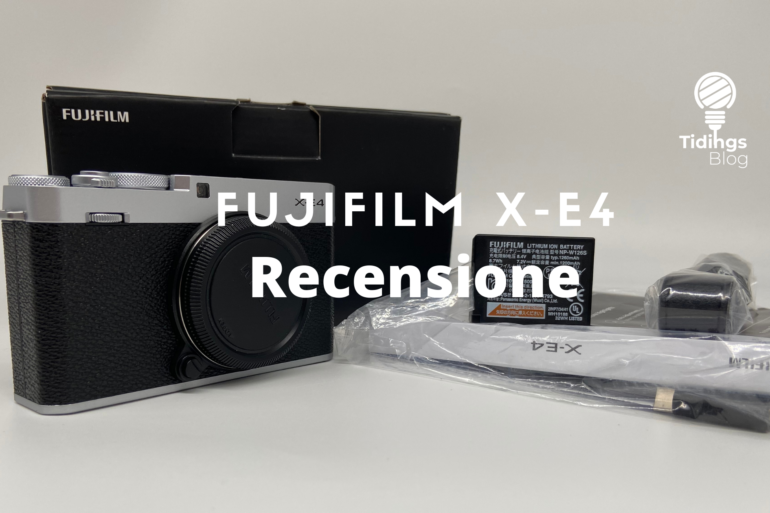 Fujifilm X-E4 Recensione by Tidingsblog