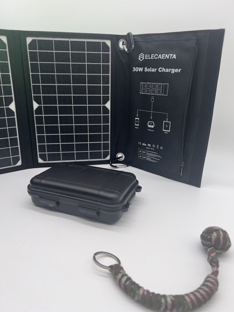 Elecaenta Caricatore Solare Portatile 30W