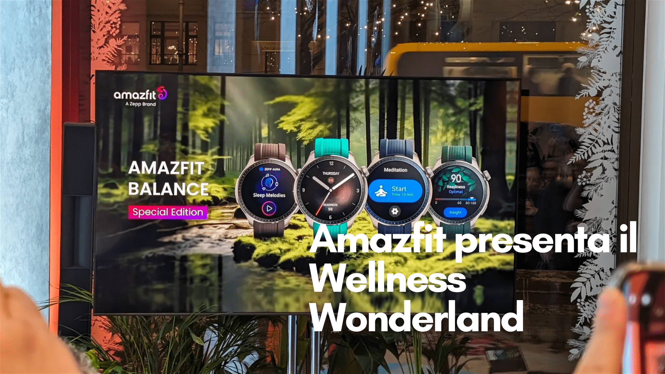 Amazfit presenta il Wellness Wonderland